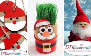 20 SANTA CRAFTS FOR KIDS - Santa Claus Craft Ideas for Children