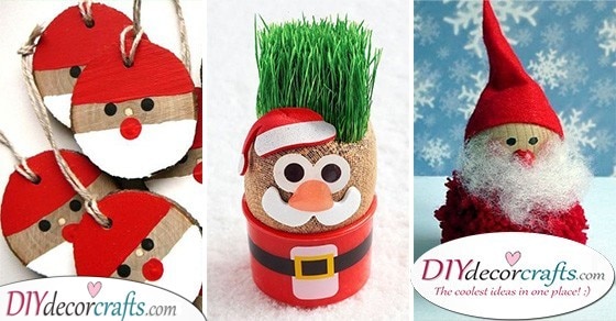20 SANTA CRAFTS FOR KIDS - Santa Claus Craft Ideas for Children