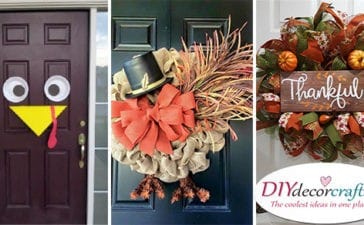 20 THANKSGIVING DOOR DECORATING IDEAS - Thanksgiving Wreaths for Front Door