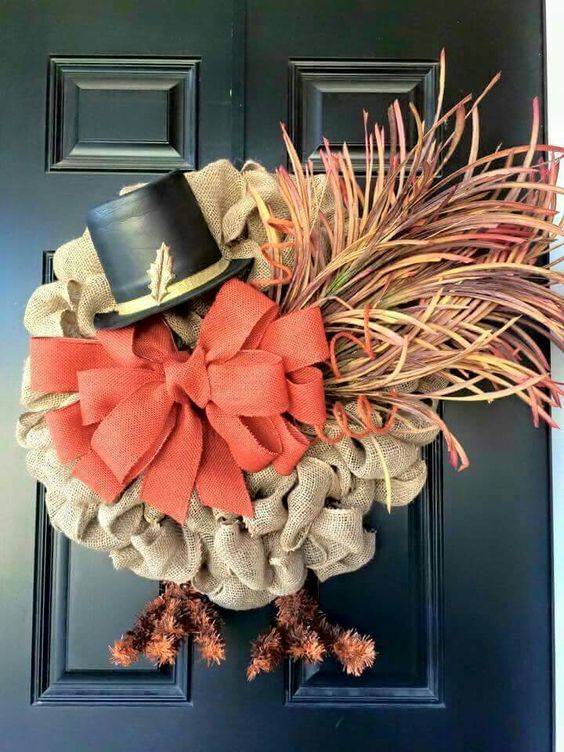 Thanksgiving Door Decorating Ideas - Thanksgiving Wreaths