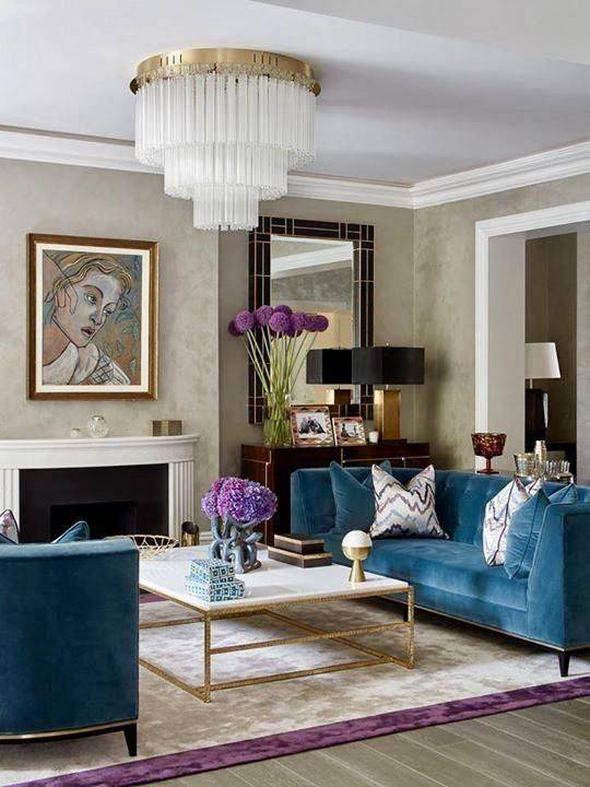 Modern Living Room Lighting - Try Out a Chandelier