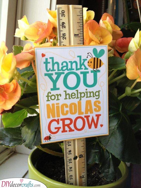Helping Kids Grow - Gift Ideas for Teachers from Students