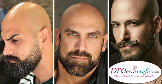 20 BEARD STYLES FOR BALD MEN - Shaved Head with Beard Styles