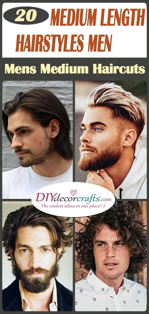 20 MEDIUM LENGTH HAIRSTYLES MEN - Mens Medium Haircuts