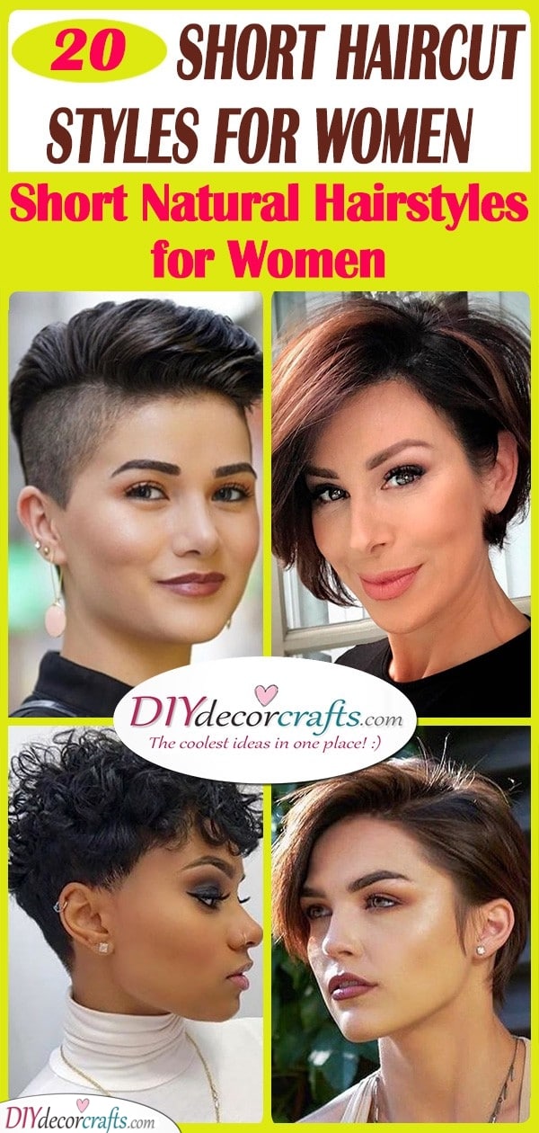 20 SHORT HAIRCUT STYLES FOR WOMEN – Short Natural Hairstyles for Women