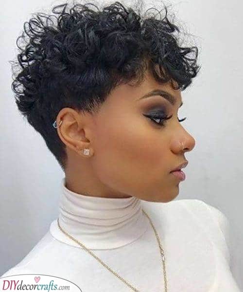 Another Pixie Cut – With Curly Hair