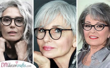 20 HAIRSTYLES FOR 50 YEAR OLD WOMAN WITH GLASSES - Over 50 Hairstyles with Glasses