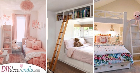 20 GIRLS BEDROOM IDEAS FOR SMALL ROOMS - Small Bedroom Ideas for Girls
