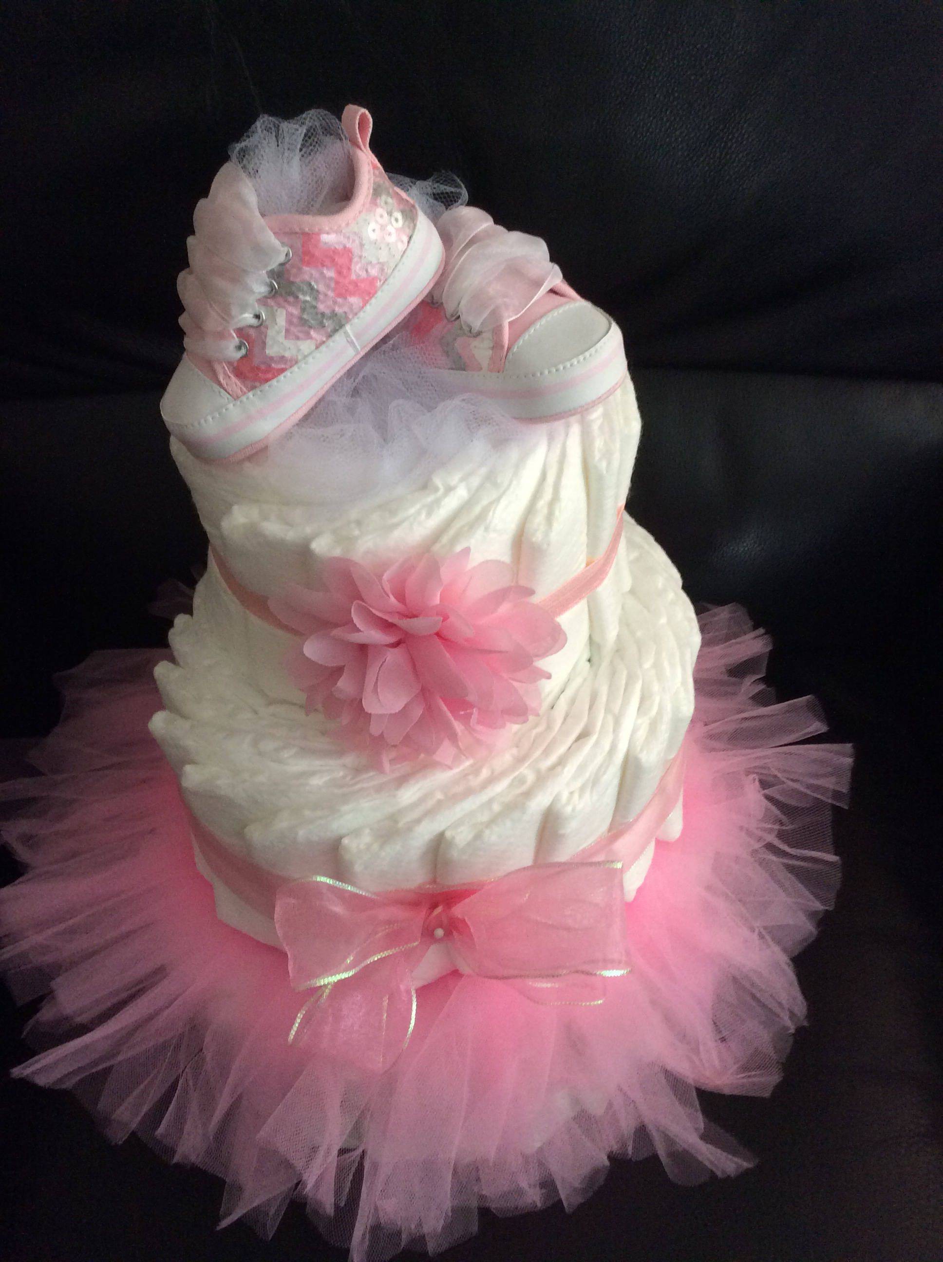 A Diaper Cake - Personalized Baby Gifts