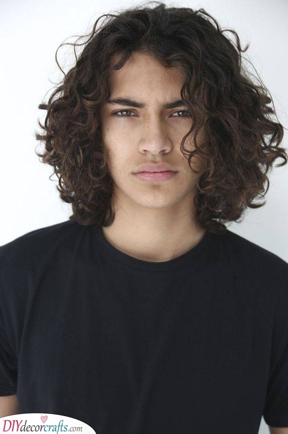 Some Beach Vibes - Hairstyles for Boys with Curly Hair