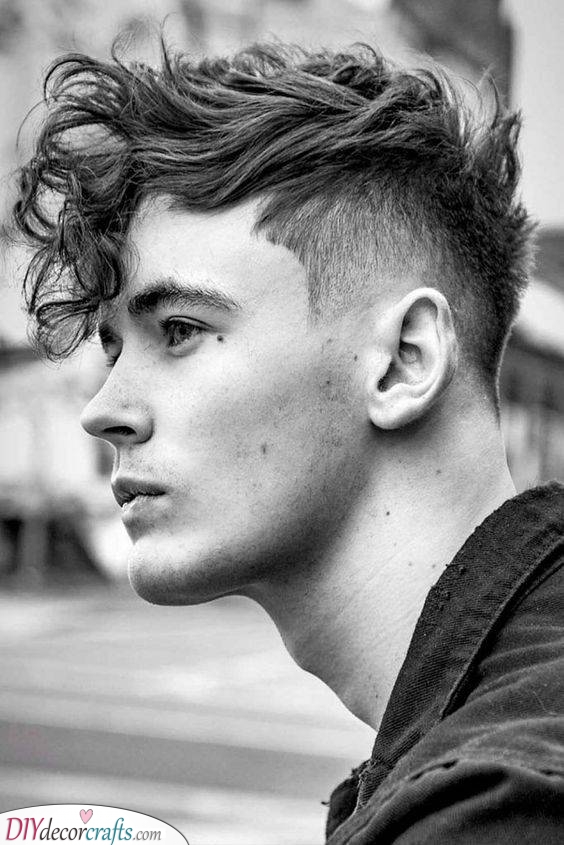 Short Sides and Long Top - Curly Hairstyles for Boys