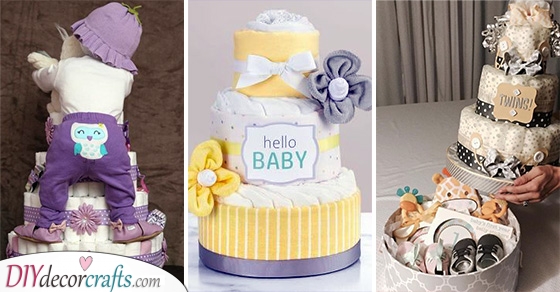 20 AWESOME DIAPER CAKE IDEAS - Nappy Cake Ideas