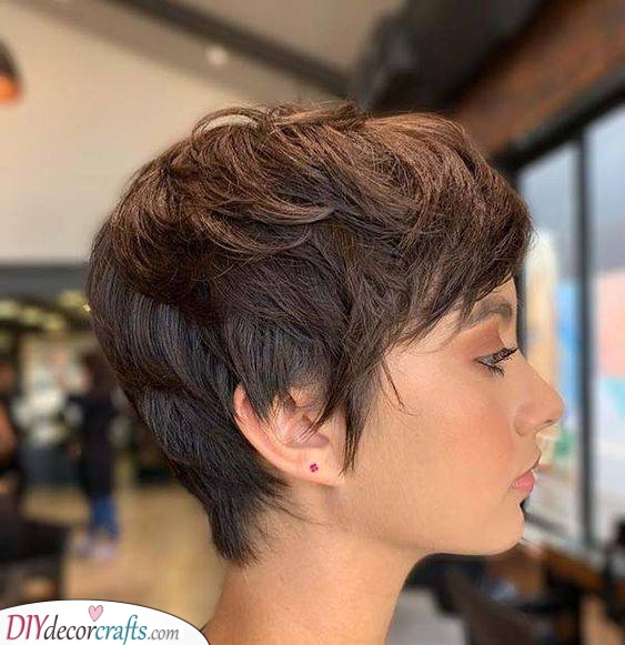 A Chic Pixie - Short Haircuts for Women with Thin Hair